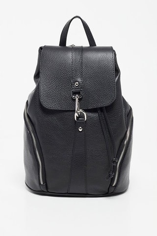 $Sac à dos en cuir Lauren - Noir