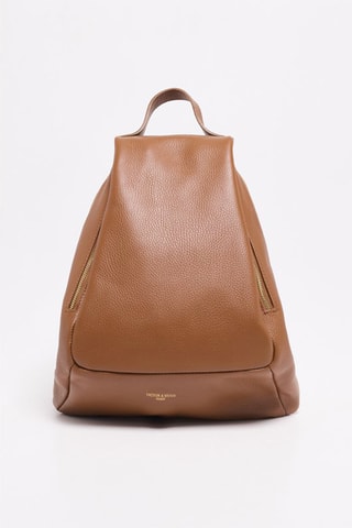 $Sac à dos en cuir Sadie - Camel