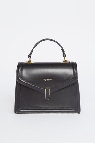 $Sac à main en cuir Aura - Noir