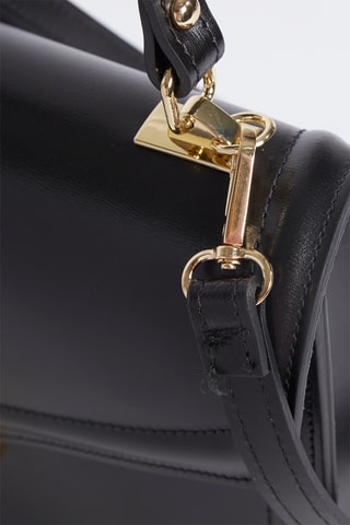 $Sac à main en cuir Aura - Noir
