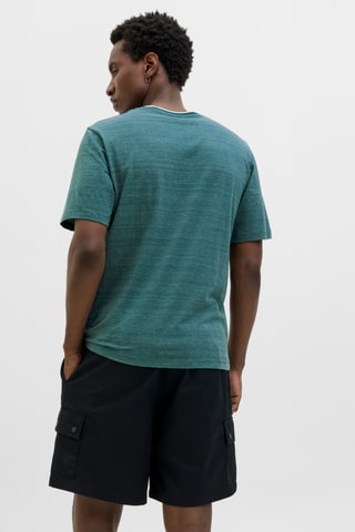 $T-shirt - Bleu canard chiné