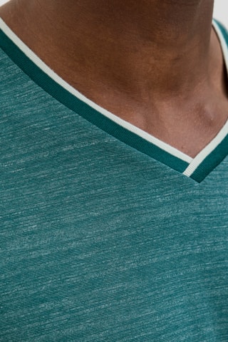$T-shirt - Bleu canard chiné