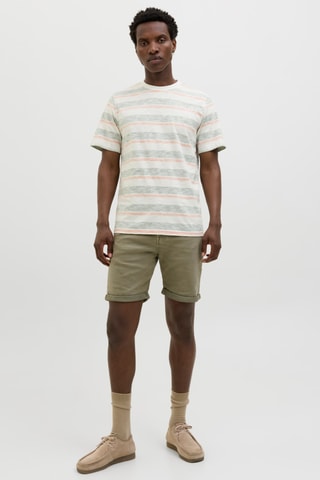 $T-shirt - Blanc et gris