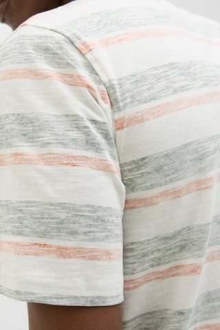 $T-shirt - Blanc et gris