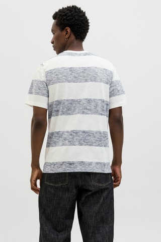 $T-shirt - Blanc et gris chiné