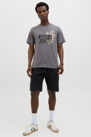 $T-shirt - Gris chiné