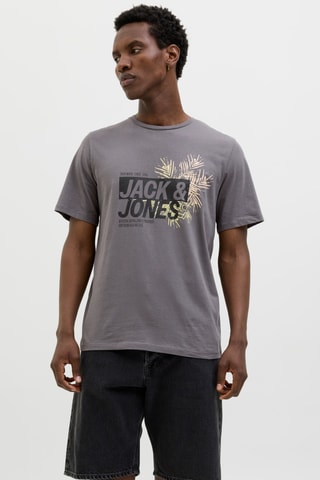 $T-shirt - Gris chiné