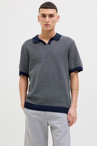 $Polo - Bleu marine