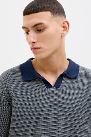 $Polo - Bleu marine