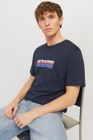 $T-shirt - Bleu marine