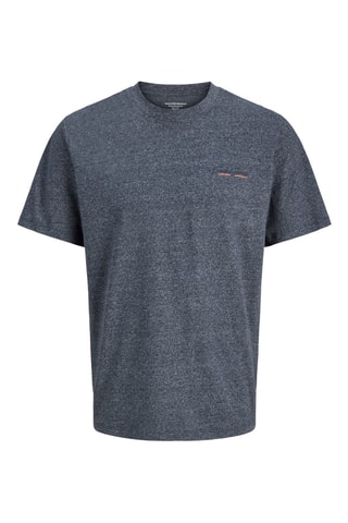 $T-shirt - Bleu marine chiné