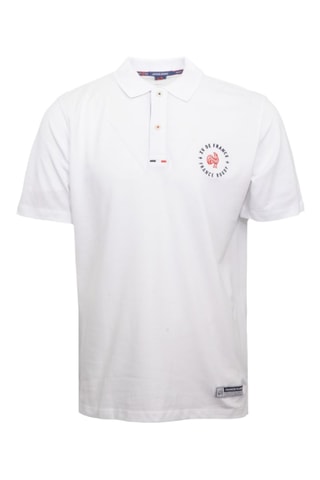 $Polo Equipe de France de rugby à XV - Blanc