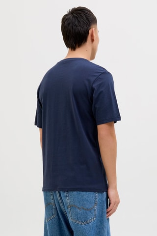 $T-shirt - Bleu et blanc
