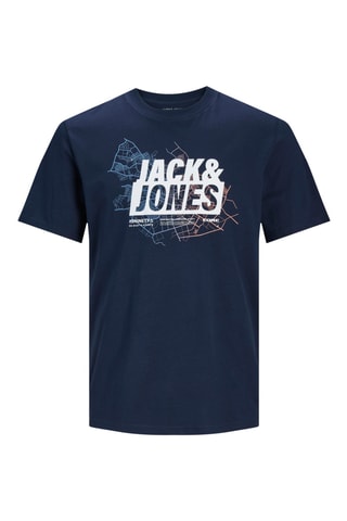 $T-shirt - Bleu et blanc