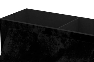 Banc-coffre - Noir et doré