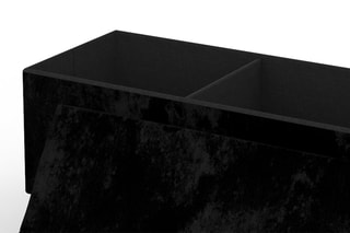 Banc-coffre - Noir et doré