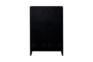 Meuble de rangement 2 portes Storen - Noir