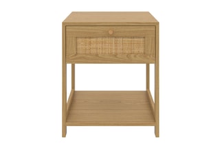 2 tables de chevet - Imitation bois et naturel