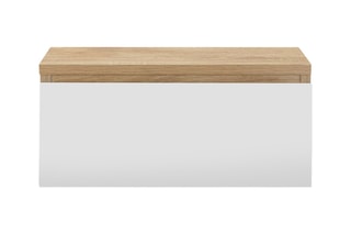 2 tables de chevet suspendues 1 tiroir Tom - 40 x 18 x 30 cm