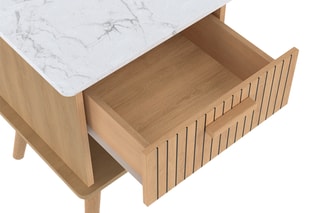 2 tables de chevet 1 tiroir Marceau - 40 x 50 x 34 cm