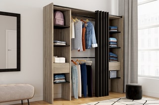 Dressing extensible -  Naturel et noir
