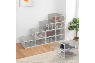 12 boites de rangement - 32,5 x 23,5 x 14,5 cm