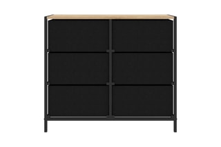 Commode 6 tiroirs Iris - 80 x 30 x 70 cm