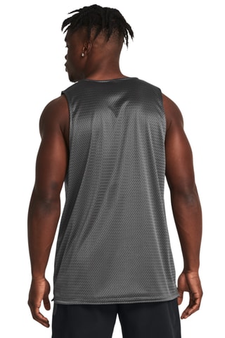 $Débardeur réversible de basketball - Gris foncé et noir
