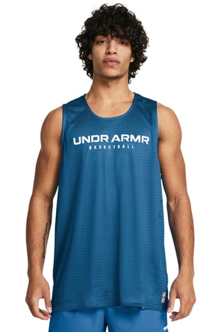 $Débardeur de basketball réversible - Bleu cobalt