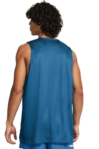 $Débardeur de basketball réversible - Bleu cobalt