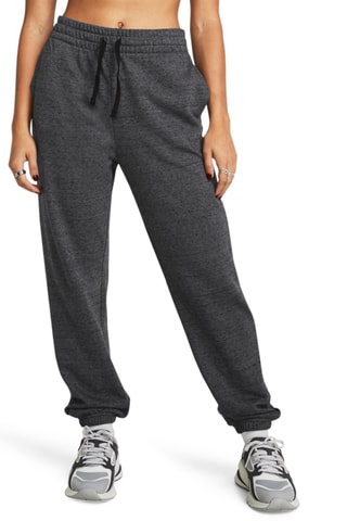 $Pantalon taille haute - Gris foncé chiné