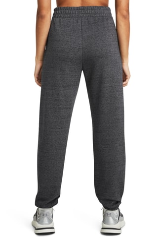 $Pantalon taille haute - Gris foncé chiné
