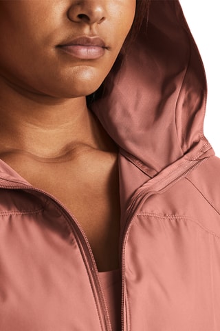 $Parka à capuche Rush woven FZ OS - Rose