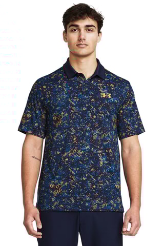 $Polo de golf tie and dye T2G - Bleu marine