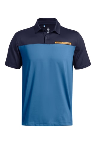 $Polo de golf T2G Color Block - Bleu