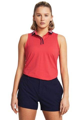 $Polo de golf sans manches Iso Chill - Rouge