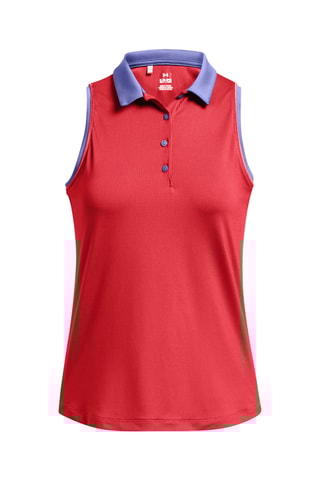 $Polo de golf sans manches Playoff Jacq SL Polo - Mauve et rouge