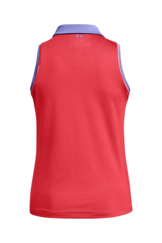 $Polo de golf sans manches Playoff Jacq SL Polo - Mauve et rouge