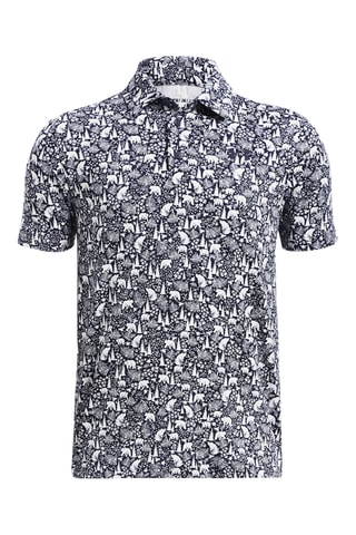 $Polo de golf Playoff Printed - Bleu foncé