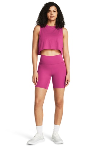 $Panty d’entrainement taille haute Meridian Bike Short 7in - Fuchsia