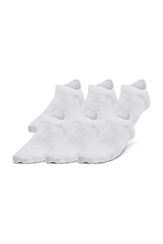 $6 paires de chaussette Yth essential no show - Blanc