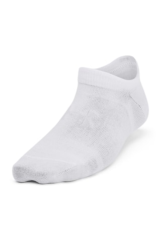 $6 paires de chaussette Yth essential no show - Blanc