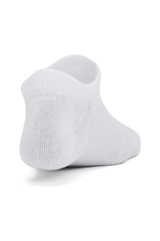 $6 paires de chaussette Yth essential no show - Blanc