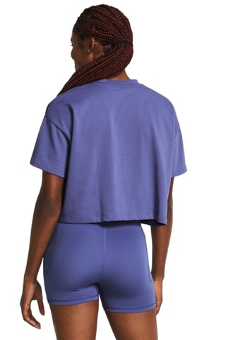$T-shirt cropped - Bleu marine