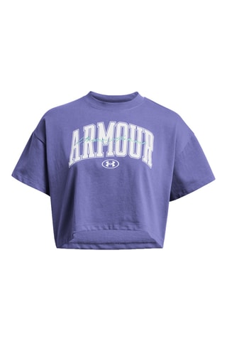 $T-shirt cropped - Bleu marine