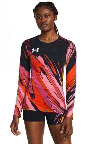 $T-shirt de running - Noir et orange