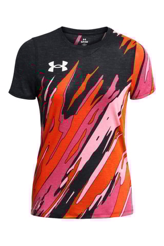 $T-shirt - Noir et orange