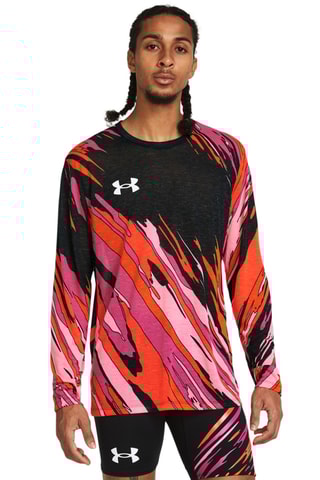 $T-shirt de running - Noir et rose