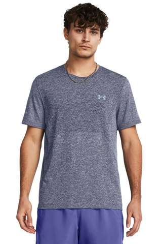 $T-shirt de running - Bleu marine chiné