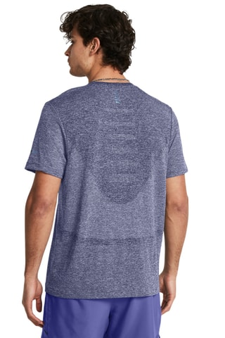 $T-shirt de running - Bleu marine chiné